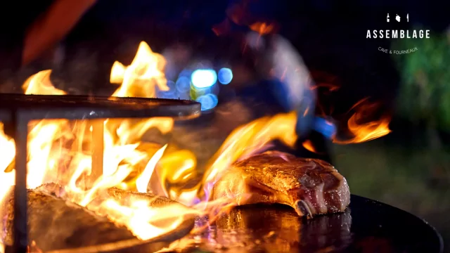 Soirée brasero | barcebue argentin | asado argentino au Domaine Vendome