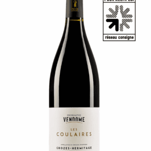Domaine Vendome | Crozes-Hermitage rouge certifié en agriculture biologique, cuvée Les Coulaires en bouteille réemployable à Larnage, Drôme