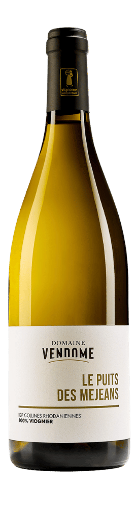 Cuvée Le Puits des Mejeans, 100% organic Viognier, IGP Collines Rhodaniennes | Domaine Vendome.