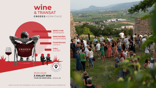 Domaine Vendome et la Nouvelle Génération de Crozes-Hermitage vous donne rendez-vous à la Tour de Mercurol